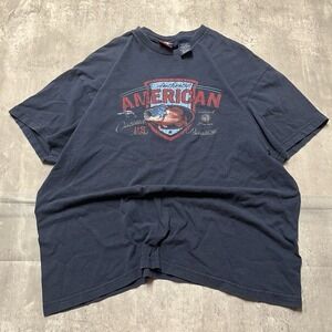 Vintage American Pride T-Shirt Fishing Bass Graphic Slam It Men's Size Xl